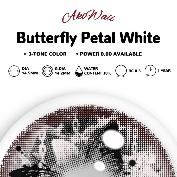 Akiwaii Butterfly Petal White [Yearly]