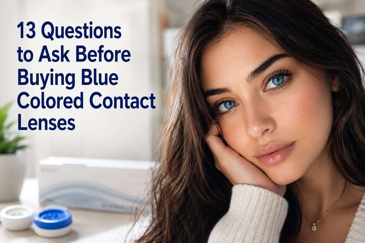 blue colored contact lenses