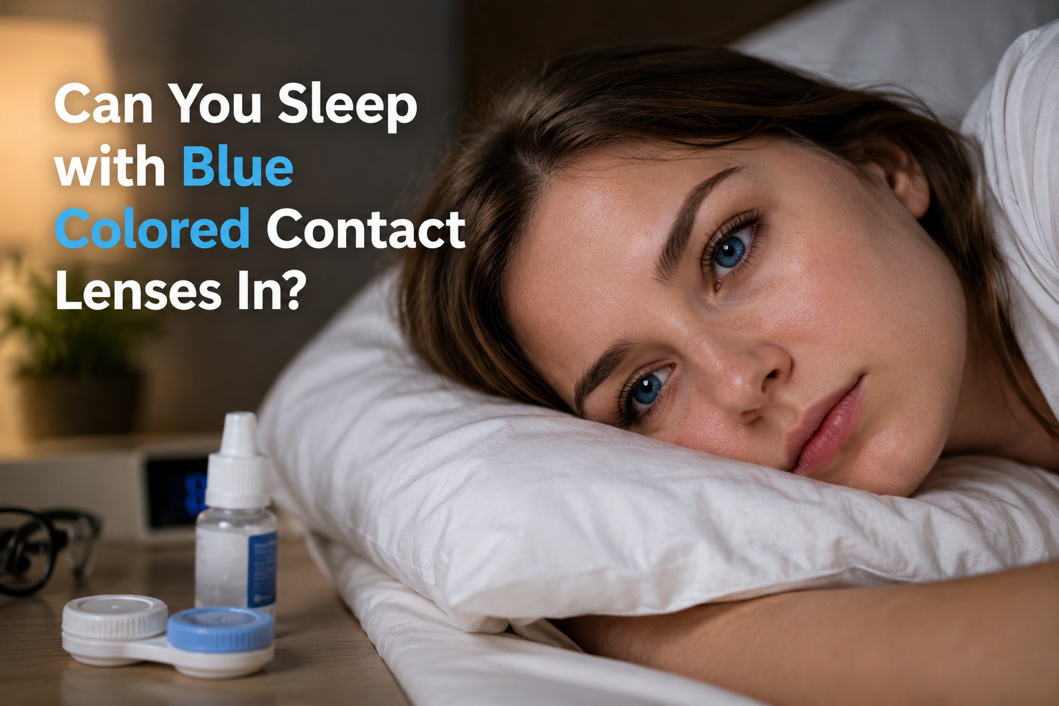 blue colored contact lenses