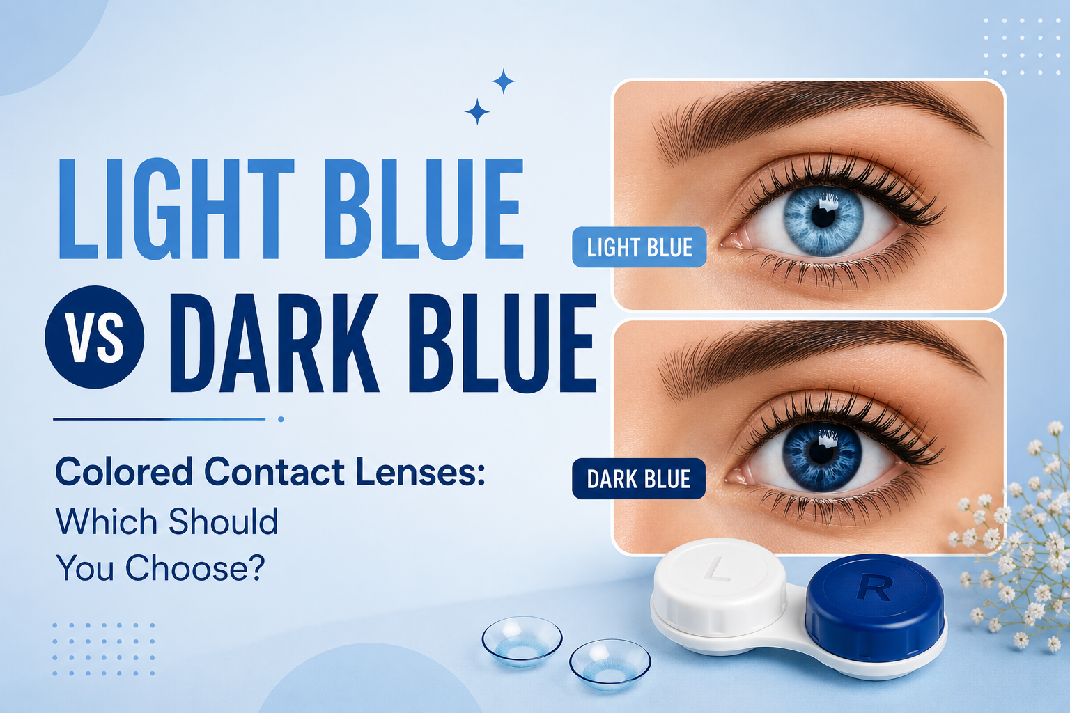 blue colored contact lenses