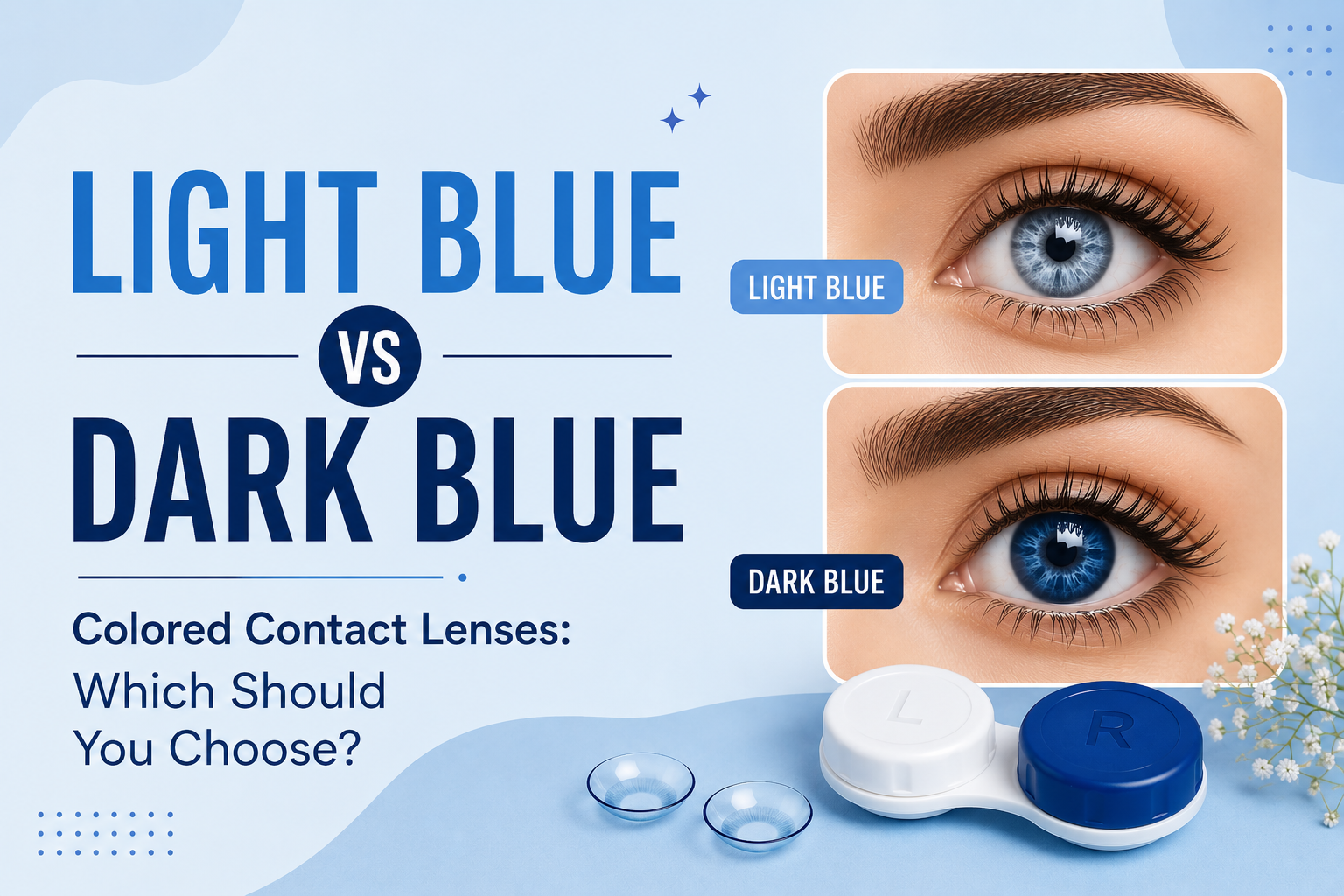 blue colored contact lenses