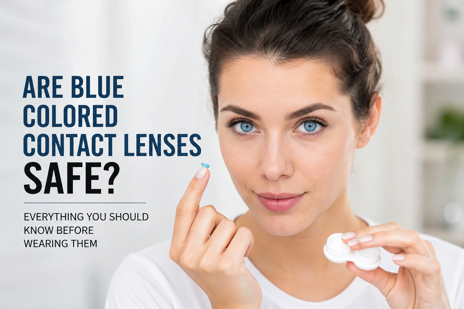 blue colored contact lenses