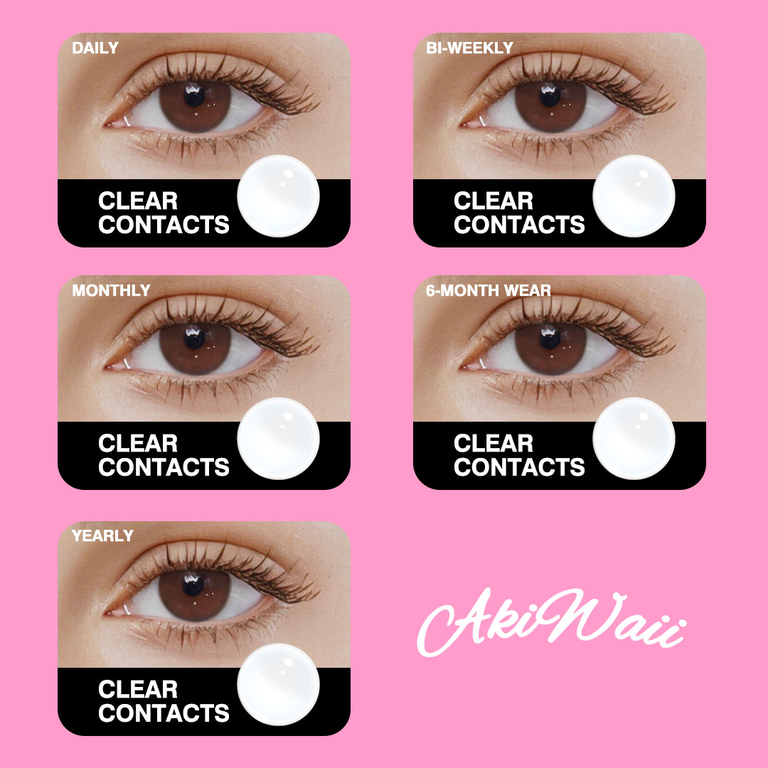 Akiwaii Clear Contacts[Daily]