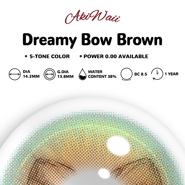 Akiwaii Dreamy Bow Brown [Yearly]