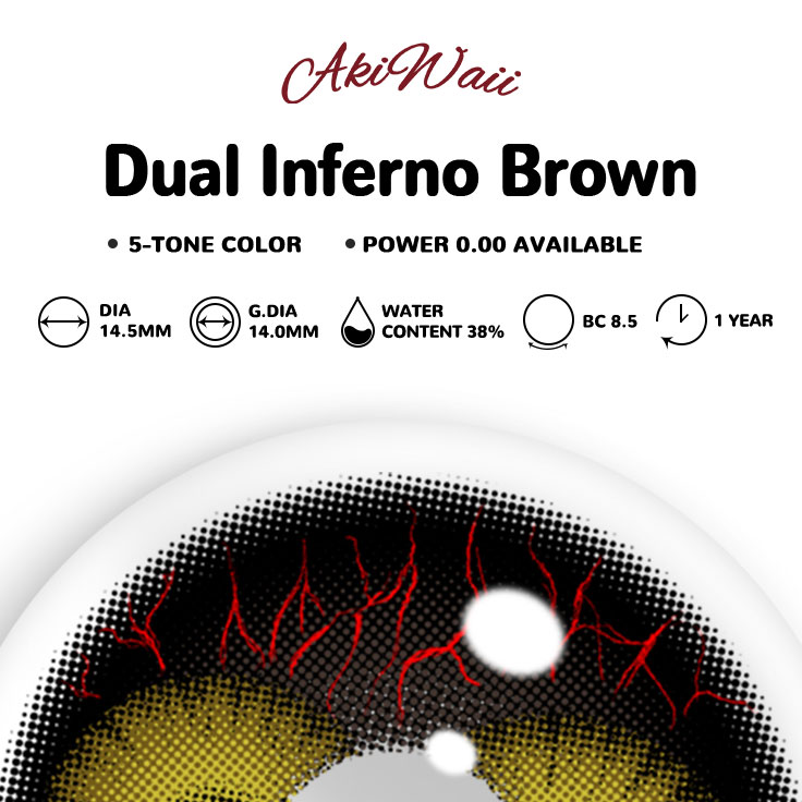 Akiwaii Dual Inferno Brown [Yearly]