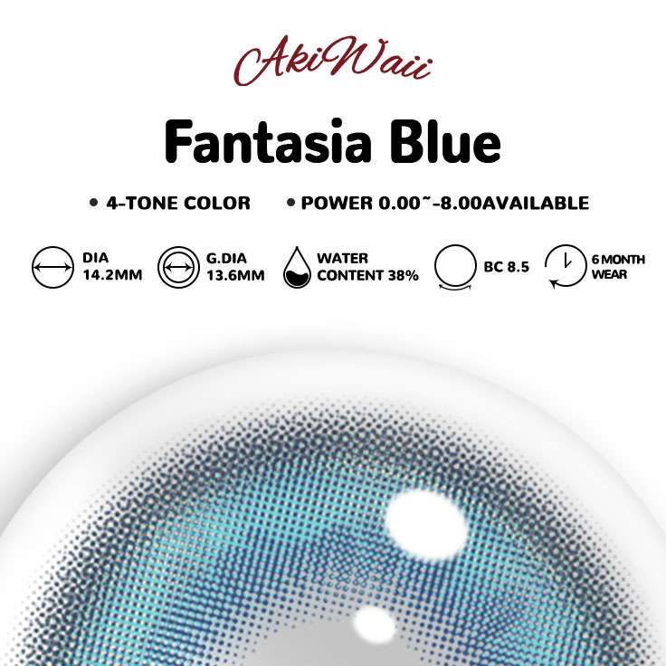 Akiwaii Fantasia Blue [6-Month Wear]