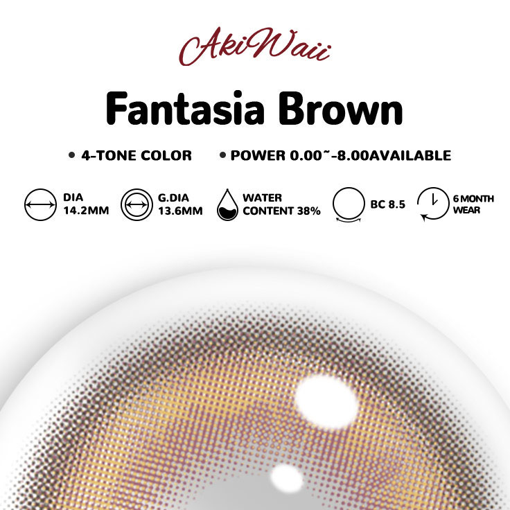 Akiwaii Fantasia Brown [6-Month Wear]
