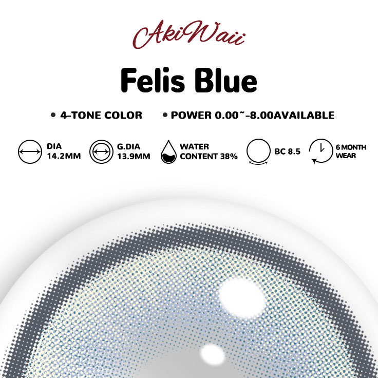 Akiwaii Felis Blue[6-Month Wear]