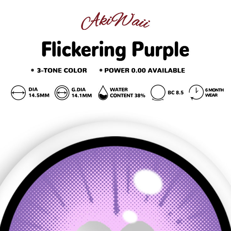 Akiwaii Flickering Purple [6-Month Wear]