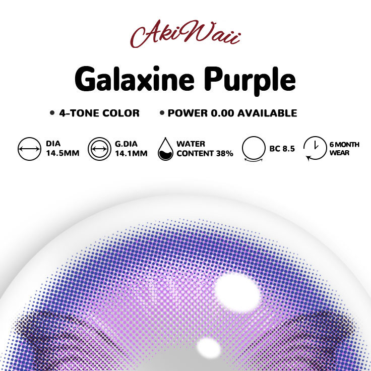 Akiwaii Galaxine Purple [6-Month Wear]
