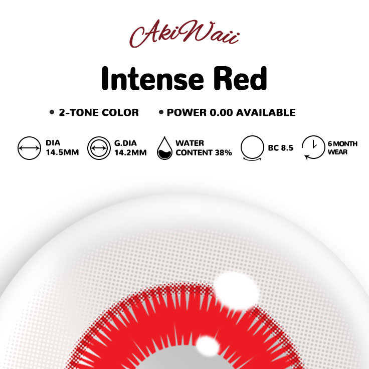 Akiwaii Intense Red [6-Month Wear]