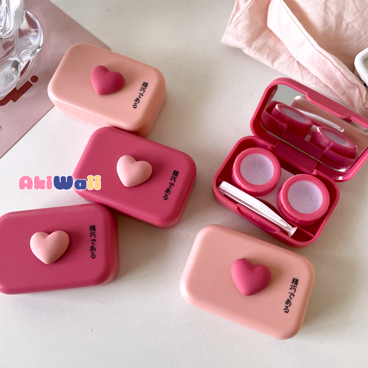 Akiwaii Crystal Halo Lens Case