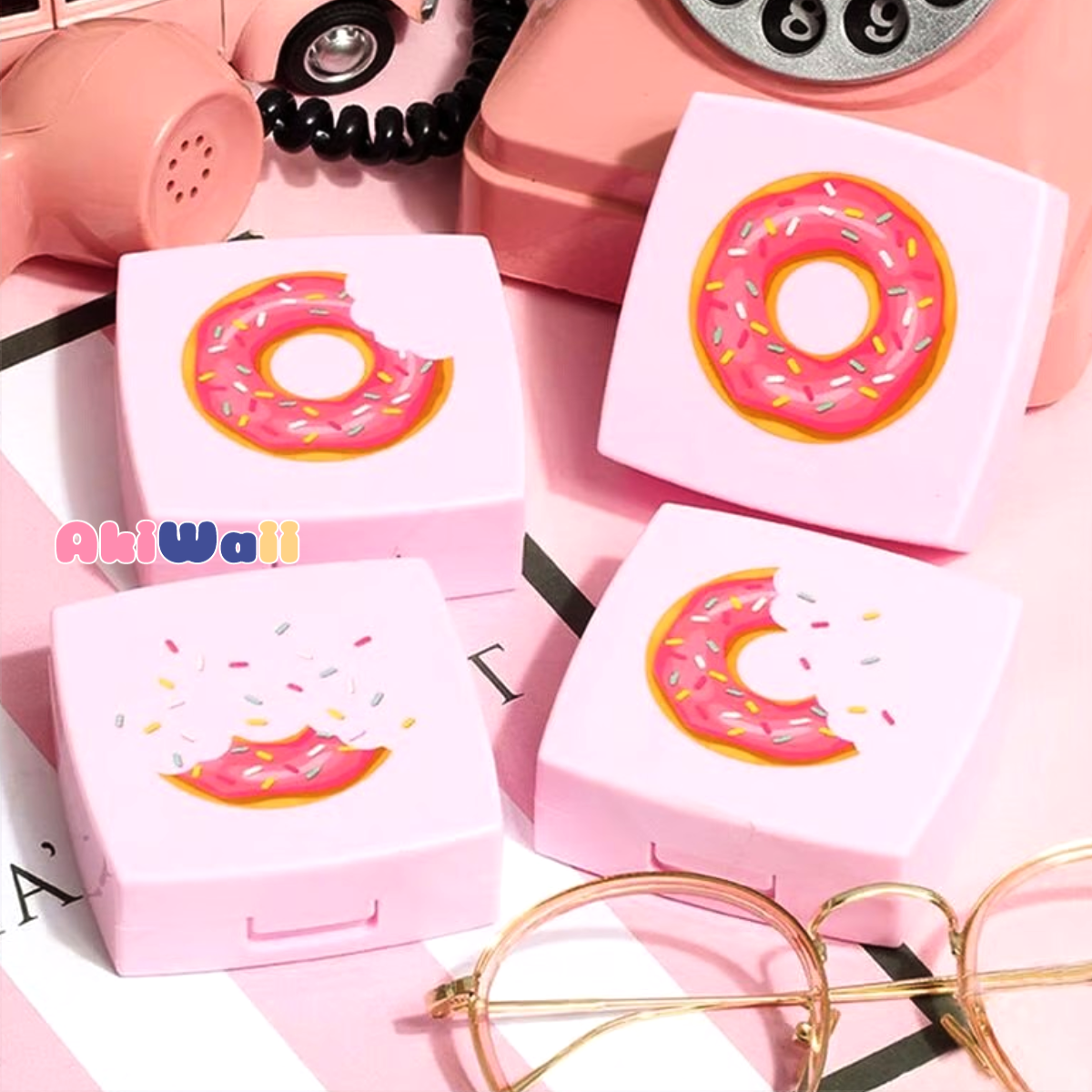 Akiwaii Iridescent Ray Lens Case