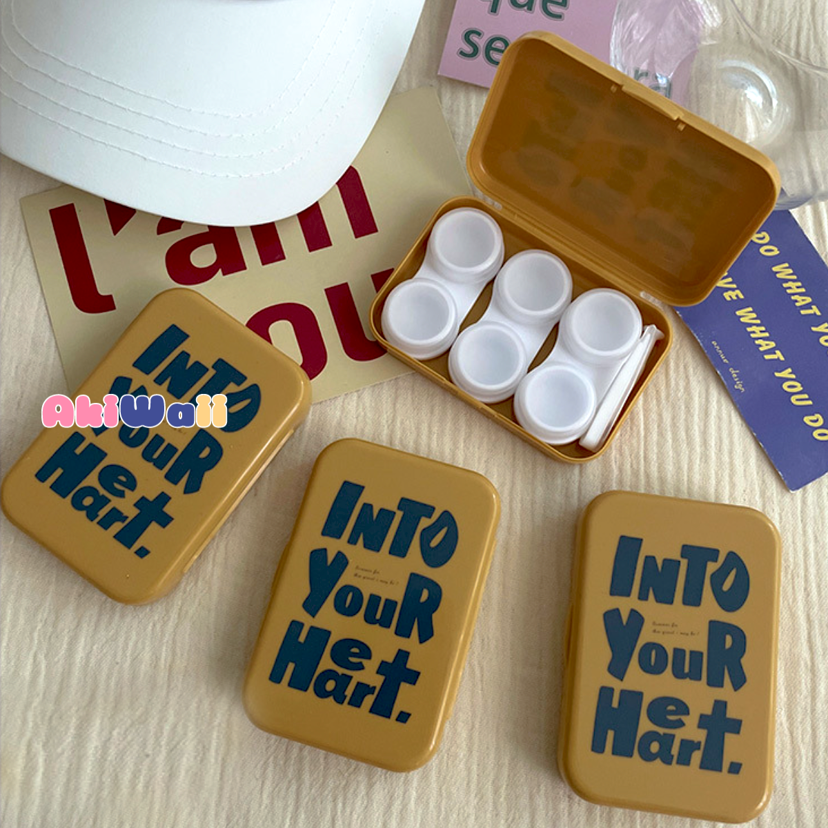 Akiwaii Crystal Clear Lens Case