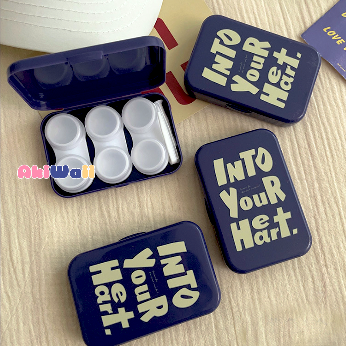 Akiwaii Crystal Clear Lens Case