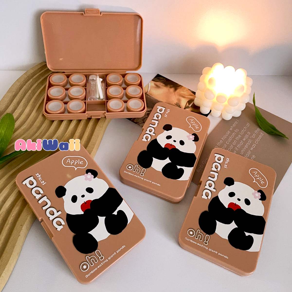 Akiwaii Glowing Star  Lens Case