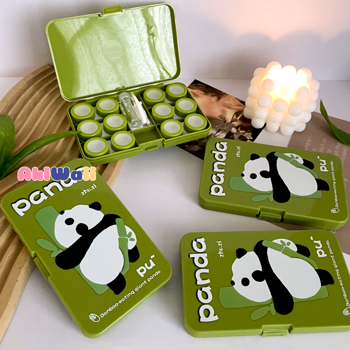 Akiwaii Glowing Star  Lens Case