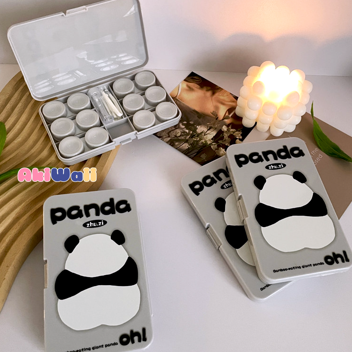 Akiwaii Glowing Star  Lens Case