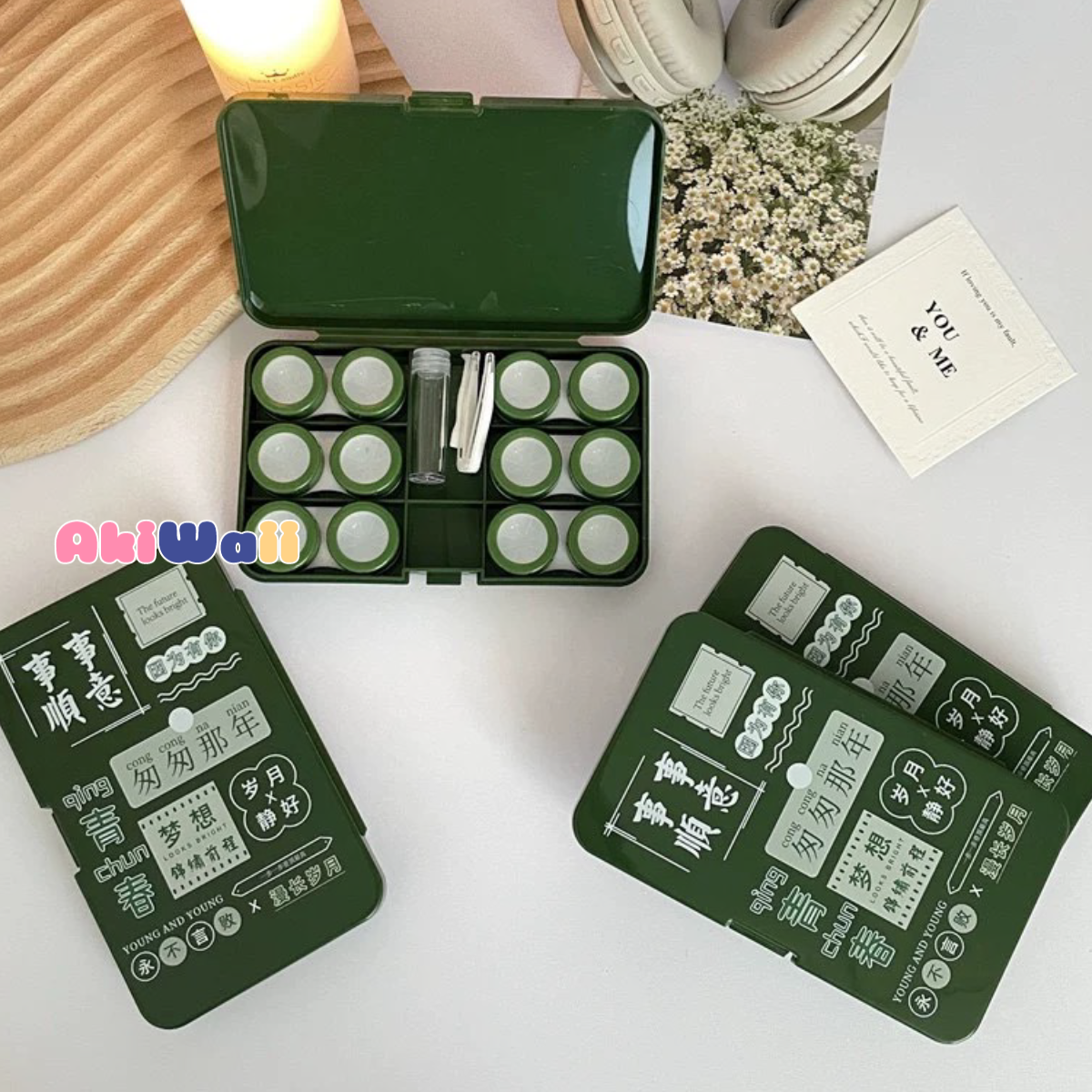 Akiwaii Vistria Lens Case