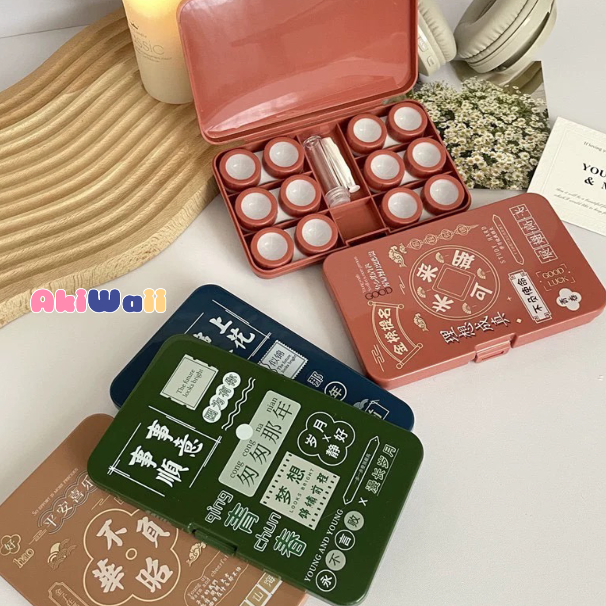 Akiwaii Vistria Lens Case