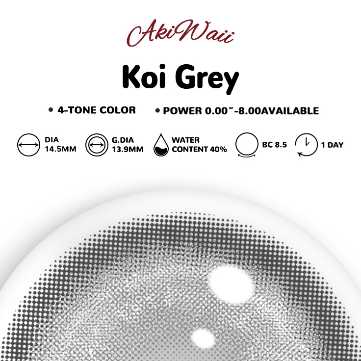 Akiwaii Koi Grey [Daily]-30pcs