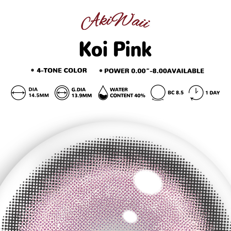 Akiwaii Koi Pink [Daily]-60pcs