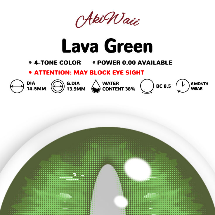 Akiwaii Lava Green [6-Month Wear]