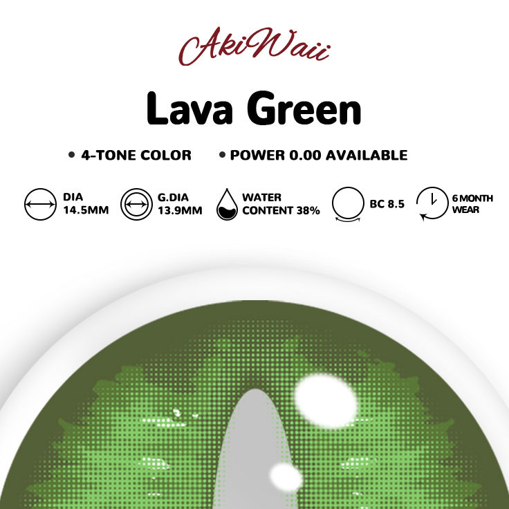 Akiwaii Lava Green [6-Month Wear]