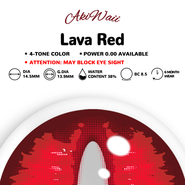 Akiwaii Lava Red [6-Month Wear]