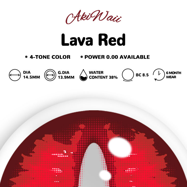 Akiwaii Lava Red [6-Month Wear]