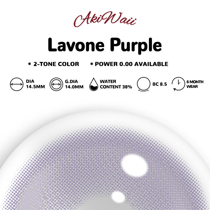 Akiwaii Lavone Purple[6-Month Wear]