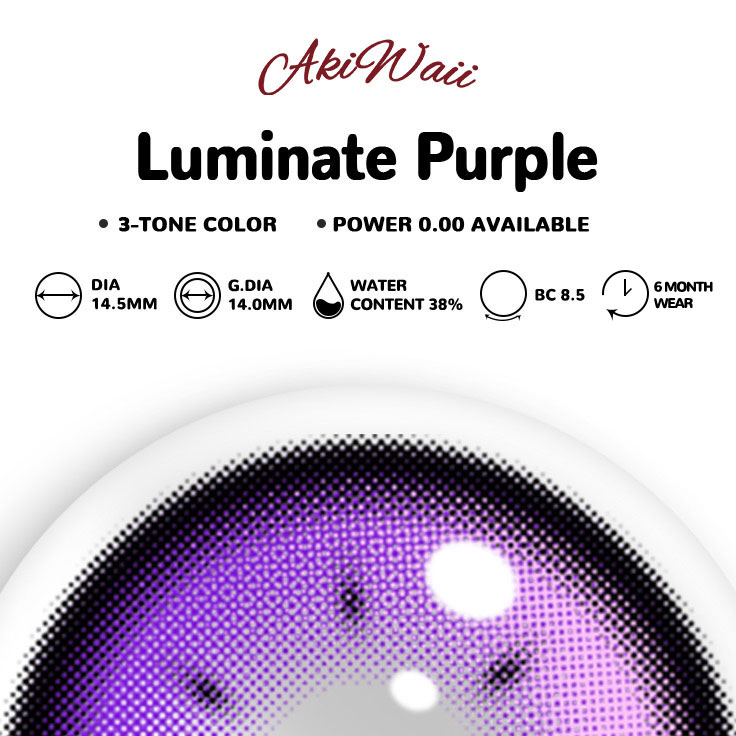 Akiwaii Luminate Purple[6-Month Wear]