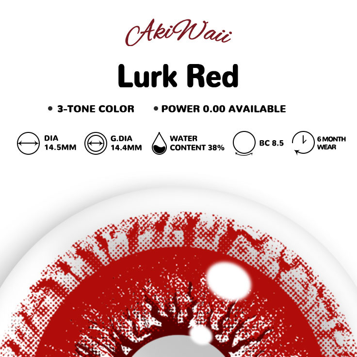 Akiwaii Lurk Red [6-Month Wear]
