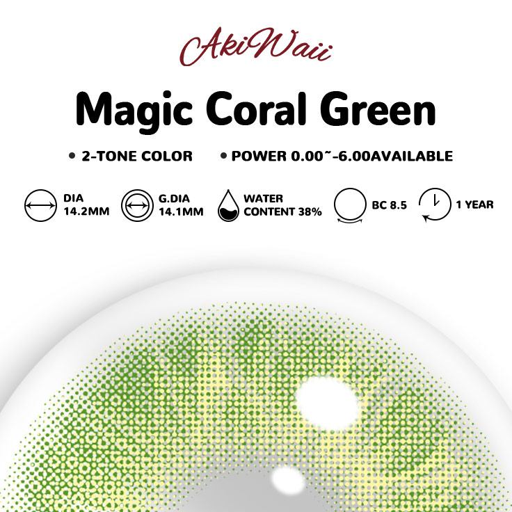 Akiwaii Magic Coral Green [Yearly]