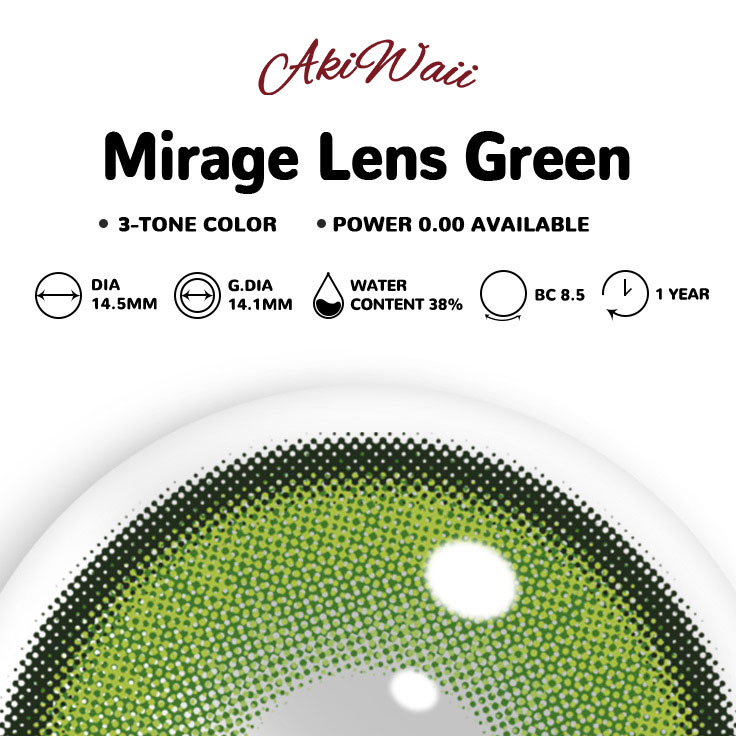 Akiwaii Mirage Lens Green [Yearly]