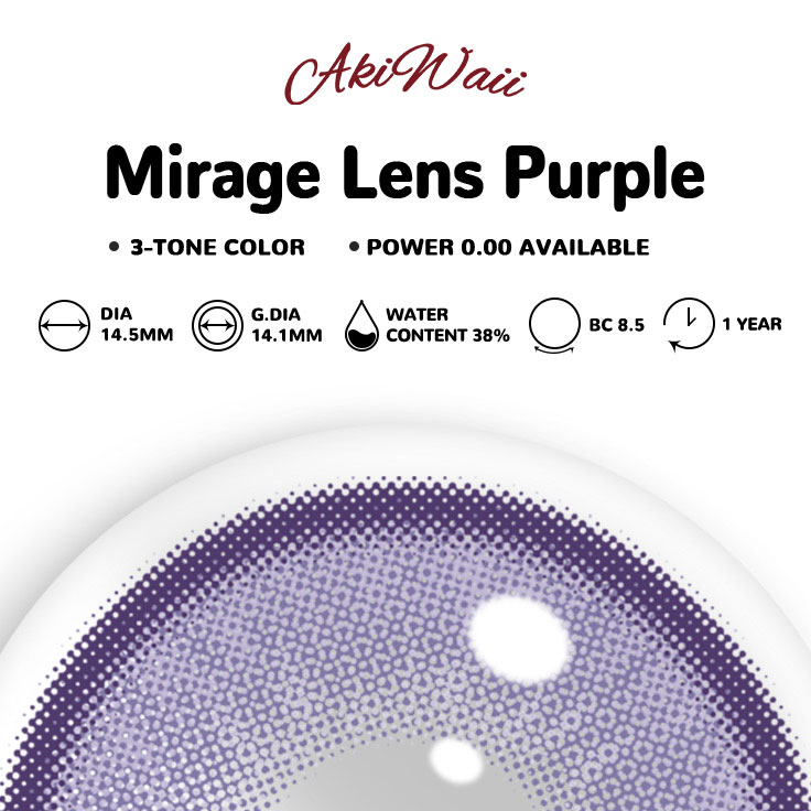 Akiwaii Mirage Lens Purple [Yearly]
