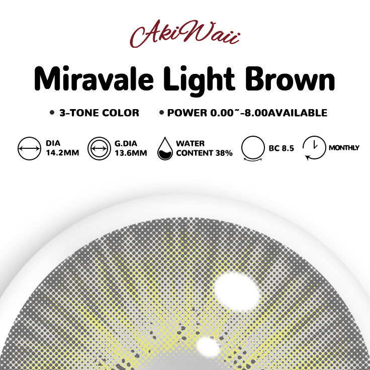 Akiwaii Miravale Light Brown [Monthly]