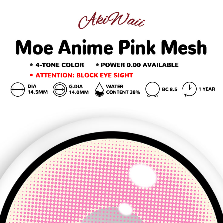 Akiwaii Moe Anime Pink Mesh [Yearly]