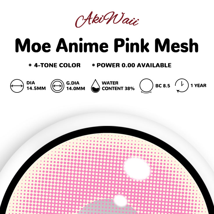 Akiwaii Moe Anime Pink Mesh [Yearly]