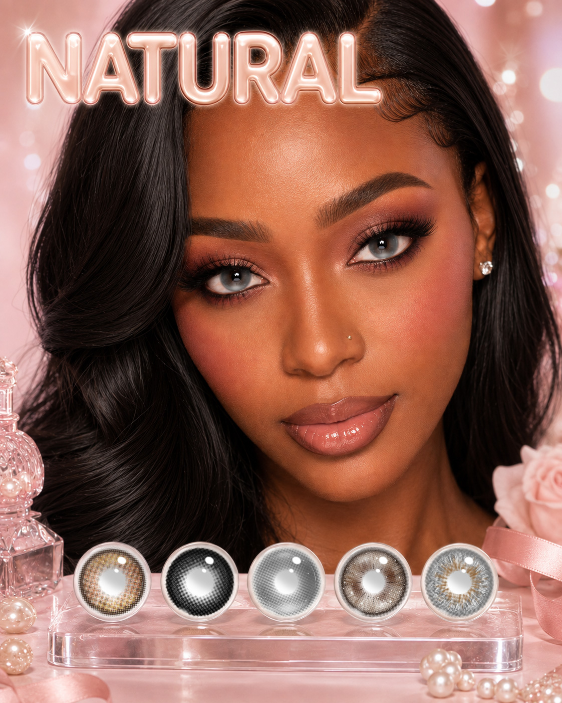 Akiwaii Natural Colored Contact Lenses