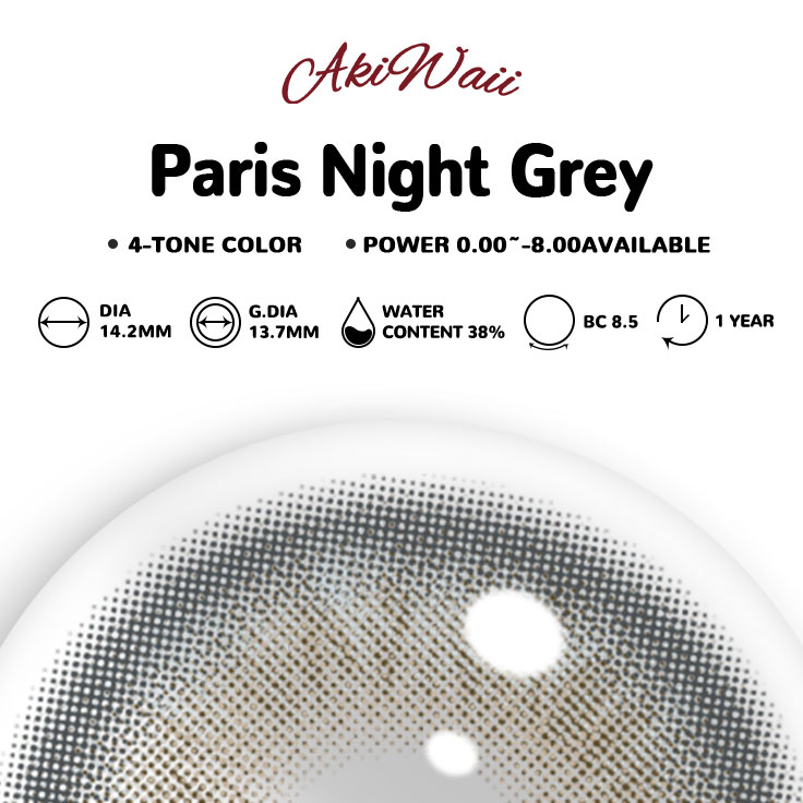 Akiwaii Paris Night Grey [Yearly]
