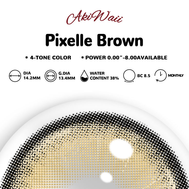 Akiwaii Pixelle Brown [Monthly]