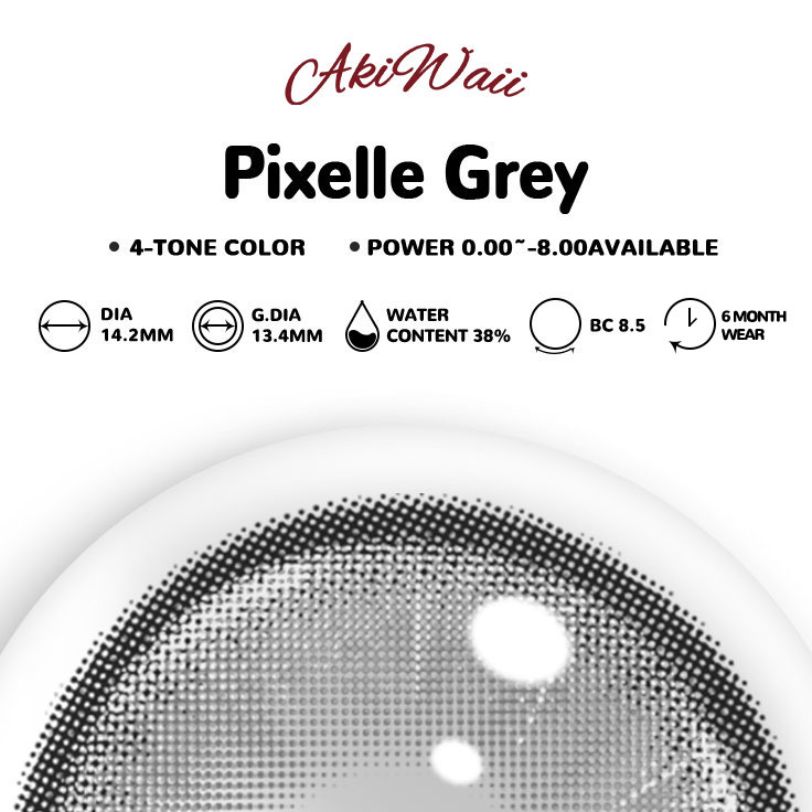 Akiwaii Pixelle Grey [6-Month Wear]
