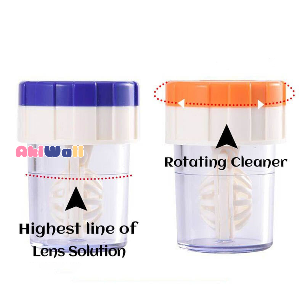 Akiwaii Vision Fresh Contact Lenses Manual Washer
