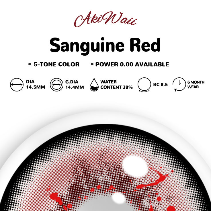 Akiwaii Sanguine Red [6-Month Wear]