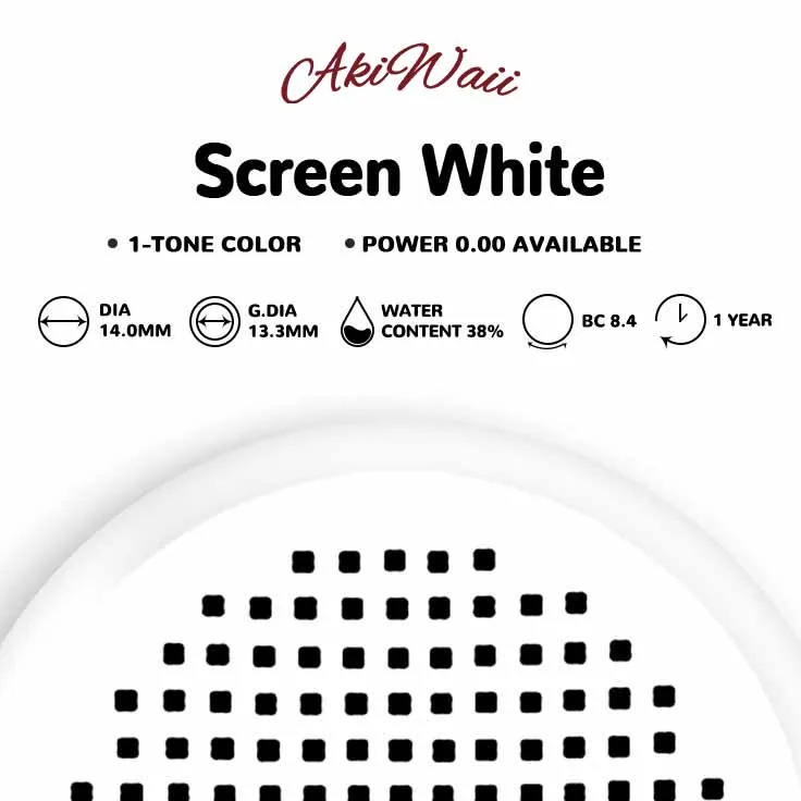 Akiwaii Screen White [Yearly]