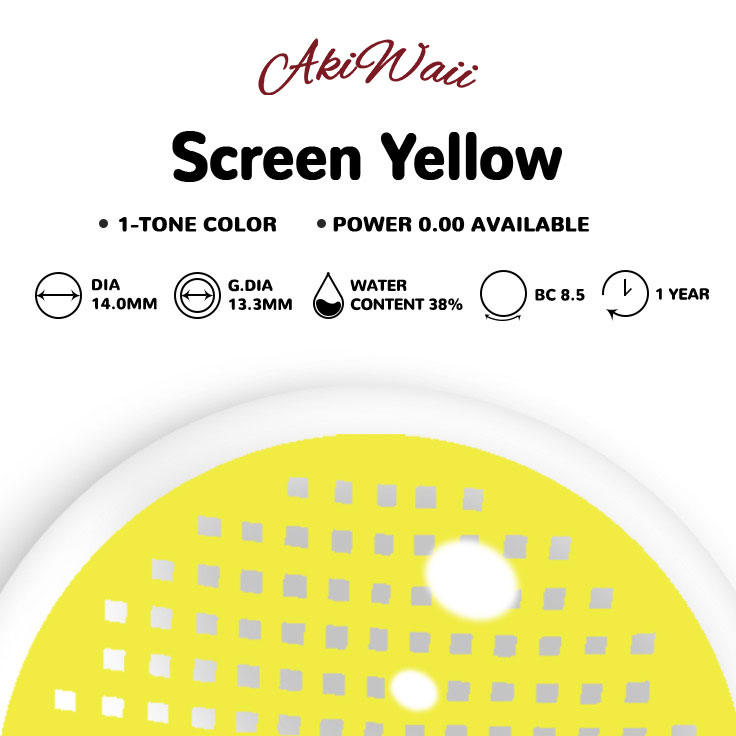 Akiwaii Screen Yellow [Yearly]