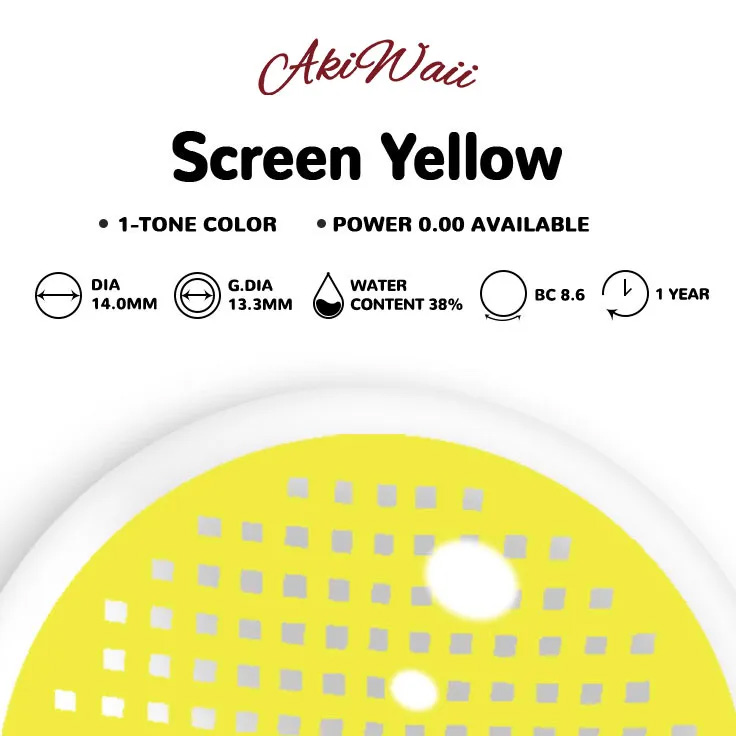 Akiwaii Screen Yellow [Yearly]