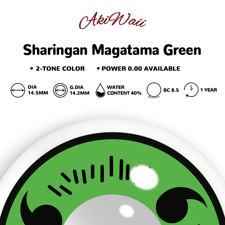 Akiwaii Sharingan Magatama Green Style [Yearly]
