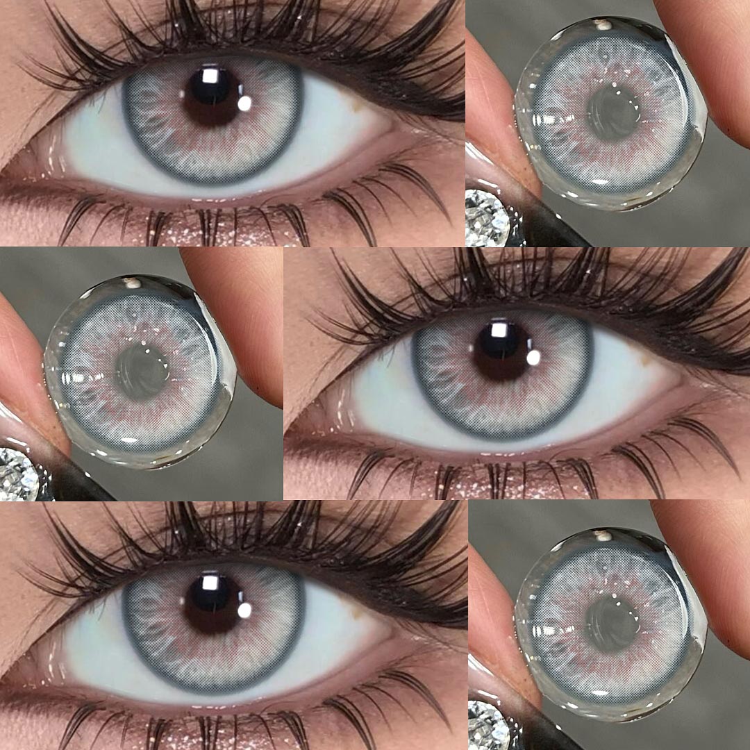 Akiwaii Silver Cat Grey | Yearly Colored Contact Lenses